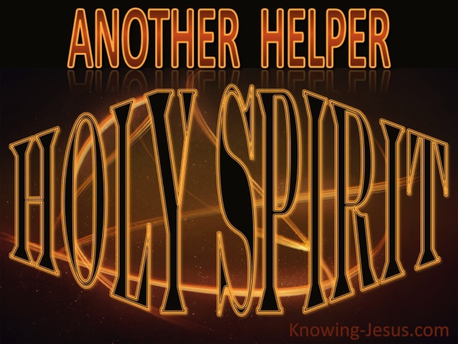 John 14:16 Another Helper (brown)